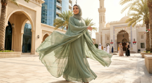 Best chiffon abaya for Eid Al Adha 2026 in Dubai - lightweight, breathable, and elegant