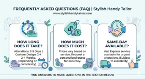 Frequently asked questions about abaya alteration and custom design in Dubai