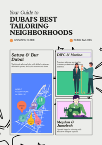 Best areas for tailor shops near me in Dubai.