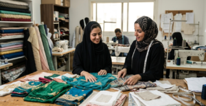 Stylish Handy Tailors Dubai - Eid outfit consultation and fabric selection