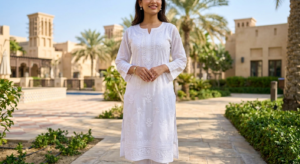 Best cotton lawn Eid outfit for Dubai summer heat - breathable and elegant
