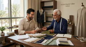 Custom Eid outfit consultation at Stylish Handy Tailor Dubai