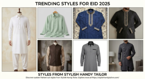 Trending custom Pathani suit styles for Eid